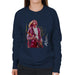Sidney Maurer Original Portrait Of Kurt Cobain Guitar Womens Sweatshirt - Womens Sweatshirt