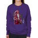 Sidney Maurer Original Portrait Of Kurt Cobain Guitar Womens Sweatshirt - Womens Sweatshirt