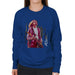 Sidney Maurer Original Portrait Of Kurt Cobain Guitar Womens Sweatshirt - Womens Sweatshirt