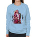Sidney Maurer Original Portrait Of Kurt Cobain Guitar Womens Sweatshirt - Womens Sweatshirt