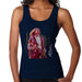 Sidney Maurer Original Portrait Of Kurt Cobain Guitar Womens Vest - Small / Navy Blue - Womens Vest