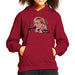 Sidney Maurer Original Portrait Of Kurt Cobain Singing Kids Hooded Sweatshirt - Kids Boys Hooded Sweatshirt