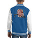 Sidney Maurer Original Portrait Of Kurt Cobain Singing Kids Varsity Jacket - X-Small (3-4 yrs) / Royal/White - Kids Boys Varsity Jacket