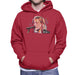 Sidney Maurer Original Portrait Of Kurt Cobain Singing Mens Hooded Sweatshirt - Mens Hooded Sweatshirt