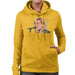 Sidney Maurer Original Portrait Of Kurt Cobain Singing Womens Hooded Sweatshirt - Womens Hooded Sweatshirt