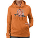 Sidney Maurer Original Portrait Of Kurt Cobain Singing Womens Hooded Sweatshirt - Womens Hooded Sweatshirt