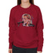 Sidney Maurer Original Portrait Of Kurt Cobain Singing Womens Sweatshirt - Womens Sweatshirt