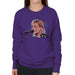 Sidney Maurer Original Portrait Of Kurt Cobain Singing Womens Sweatshirt - Womens Sweatshirt