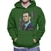 Sidney Maurer Original Portrait Of Leonardo DiCaprio Mens Hooded Sweatshirt - Mens Hooded Sweatshirt