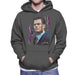 Sidney Maurer Original Portrait Of Leonardo DiCaprio Mens Hooded Sweatshirt - Mens Hooded Sweatshirt