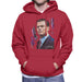 Sidney Maurer Original Portrait Of Leonardo DiCaprio Mens Hooded Sweatshirt - Mens Hooded Sweatshirt