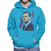 Sidney Maurer Original Portrait Of Leonardo DiCaprio Mens Hooded Sweatshirt - Mens Hooded Sweatshirt