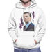Sidney Maurer Original Portrait Of Leonardo DiCaprio Mens Hooded Sweatshirt - Mens Hooded Sweatshirt