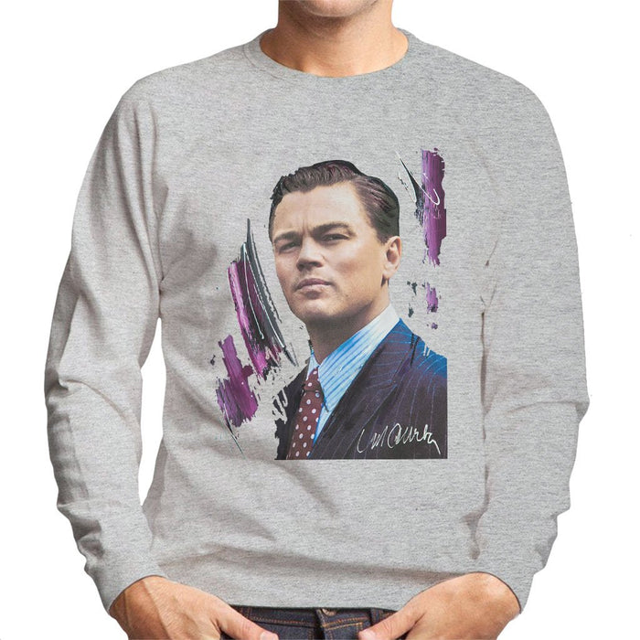 Sidney Maurer Original Portrait Of Leonardo DiCaprio Mens Sweatshirt - Mens Sweatshirt