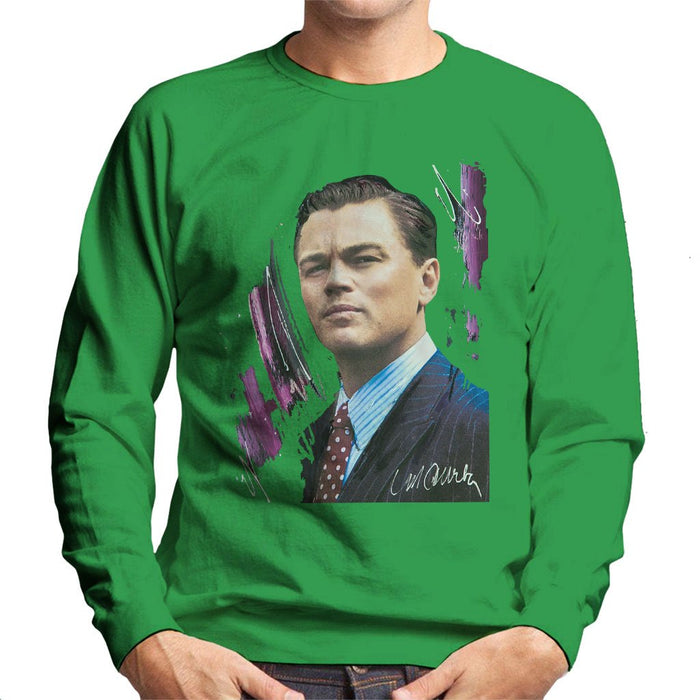 Sidney Maurer Original Portrait Of Leonardo DiCaprio Mens Sweatshirt - Mens Sweatshirt