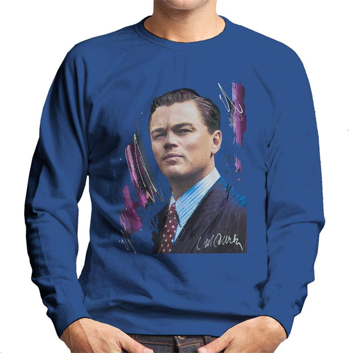 Sidney Maurer Original Portrait Of Leonardo DiCaprio Mens Sweatshirt - Mens Sweatshirt