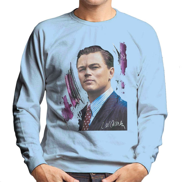 Sidney Maurer Original Portrait Of Leonardo DiCaprio Mens Sweatshirt - Mens Sweatshirt