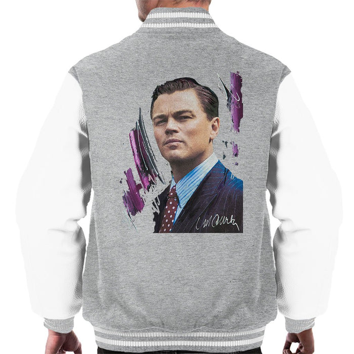 Sidney Maurer Original Portrait Of Leonardo DiCaprio Mens Varsity Jacket - Mens Varsity Jacket