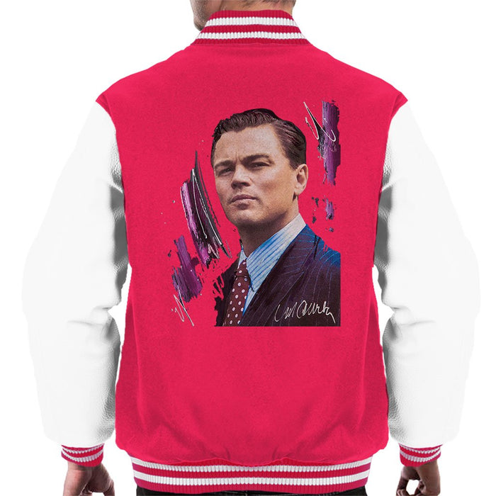 Sidney Maurer Original Portrait Of Leonardo DiCaprio Mens Varsity Jacket - Mens Varsity Jacket