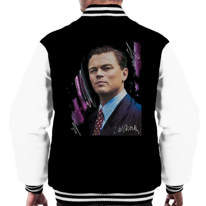 Sidney Maurer Original Portrait Of Leonardo DiCaprio Mens Varsity Jacket - Mens Varsity Jacket