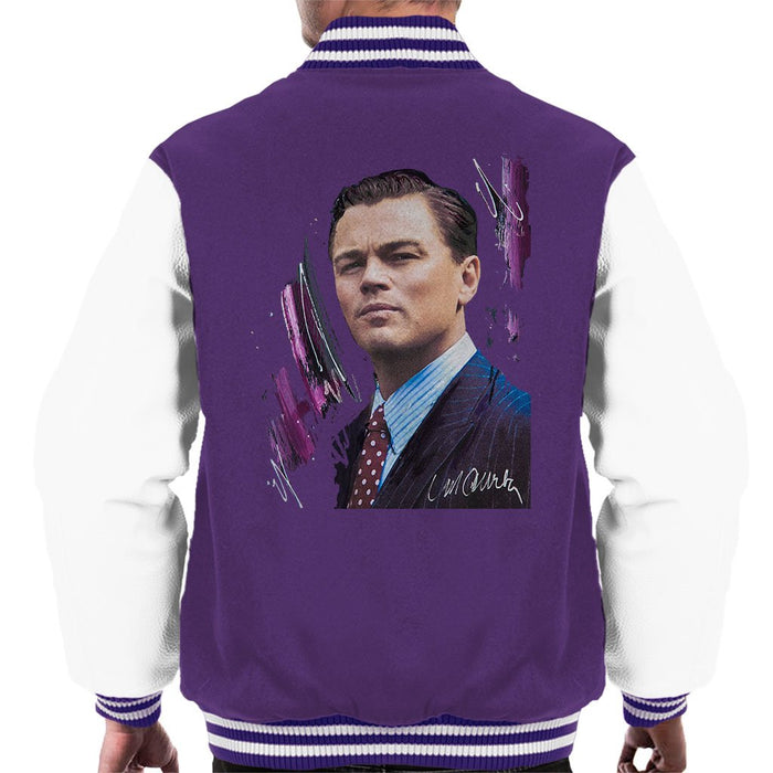 Sidney Maurer Original Portrait Of Leonardo DiCaprio Mens Varsity Jacket - Mens Varsity Jacket