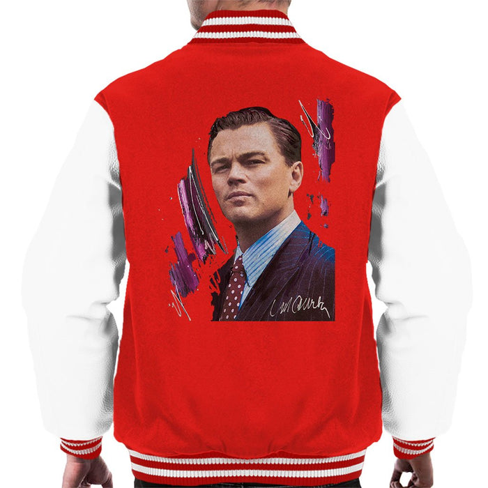 Sidney Maurer Original Portrait Of Leonardo DiCaprio Mens Varsity Jacket - Mens Varsity Jacket
