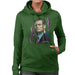 Sidney Maurer Original Portrait Of Leonardo DiCaprio Womens Hooded Sweatshirt - Womens Hooded Sweatshirt