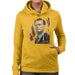 Sidney Maurer Original Portrait Of Leonardo DiCaprio Womens Hooded Sweatshirt - Womens Hooded Sweatshirt