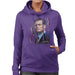 Sidney Maurer Original Portrait Of Leonardo DiCaprio Womens Hooded Sweatshirt - Womens Hooded Sweatshirt