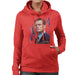 Sidney Maurer Original Portrait Of Leonardo DiCaprio Womens Hooded Sweatshirt - Womens Hooded Sweatshirt