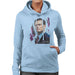 Sidney Maurer Original Portrait Of Leonardo DiCaprio Womens Hooded Sweatshirt - Womens Hooded Sweatshirt