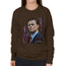 Sidney Maurer Original Portrait Of Leonardo DiCaprio Womens Sweatshirt - Womens Sweatshirt