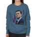 Sidney Maurer Original Portrait Of Leonardo DiCaprio Womens Sweatshirt - Womens Sweatshirt