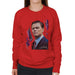 Sidney Maurer Original Portrait Of Leonardo DiCaprio Womens Sweatshirt - Womens Sweatshirt