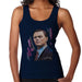 Sidney Maurer Original Portrait Of Leonardo DiCaprio Womens Vest - Small / Navy Blue - Womens Vest