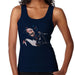 Sidney Maurer Original Portrait Of Luciano Pavarotti Womens Vest - Small / Navy Blue - Womens Vest