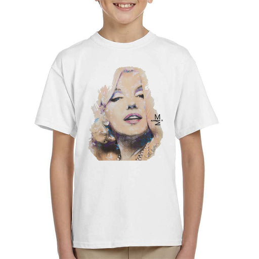 Sidney Maurer Original Portrait Of Marilyn Monroe Kids T-Shirt - Kids Boys T-Shirt