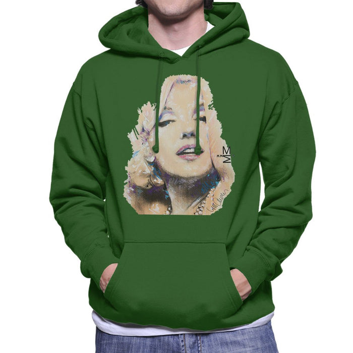 Sidney Maurer Original Portrait Of Marilyn Monroe Mens Hooded Sweatshirt - Mens Hooded Sweatshirt