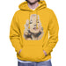 Sidney Maurer Original Portrait Of Marilyn Monroe Mens Hooded Sweatshirt - Small / Gold - Mens Hooded Sweatshirt