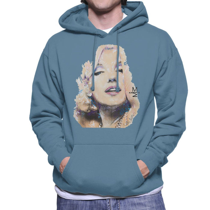 Sidney Maurer Original Portrait Of Marilyn Monroe Mens Hooded Sweatshirt - Mens Hooded Sweatshirt