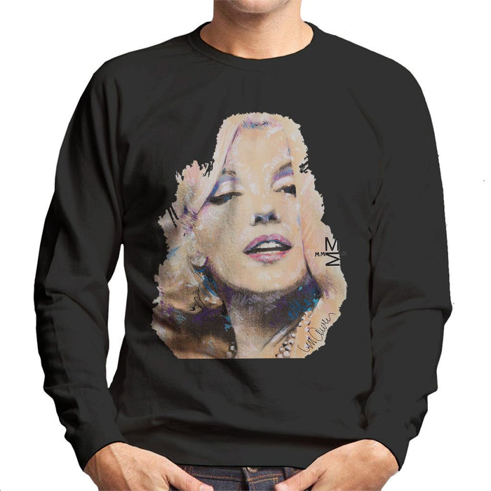 Sidney Maurer Original Portrait Of Marilyn Monroe Mens Sweatshirt - Mens Sweatshirt