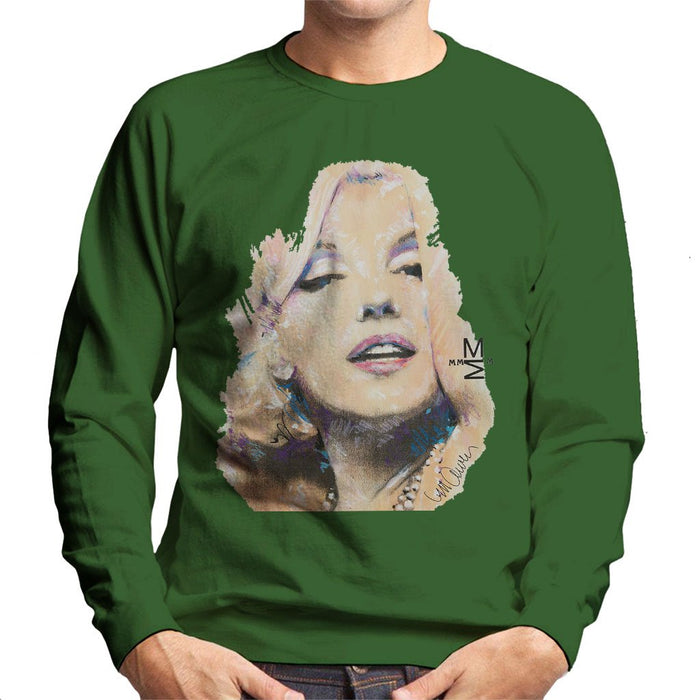 Sidney Maurer Original Portrait Of Marilyn Monroe Mens Sweatshirt - Mens Sweatshirt