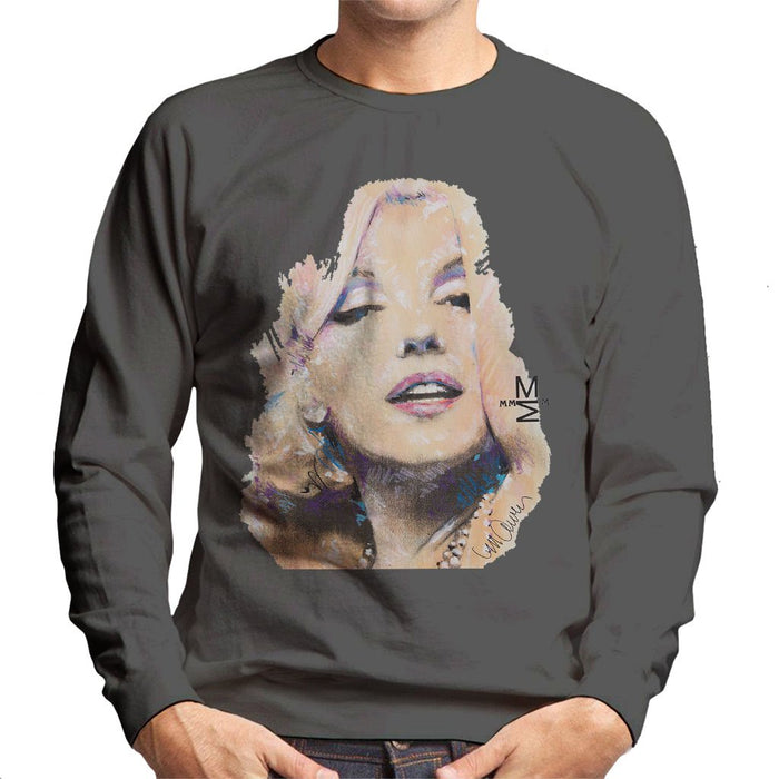 Sidney Maurer Original Portrait Of Marilyn Monroe Mens Sweatshirt - Mens Sweatshirt