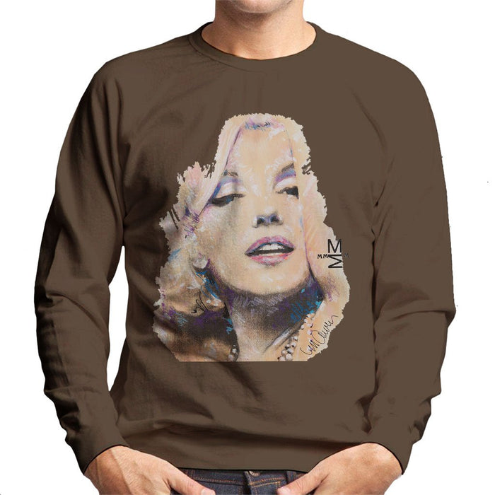 Sidney Maurer Original Portrait Of Marilyn Monroe Mens Sweatshirt - Mens Sweatshirt