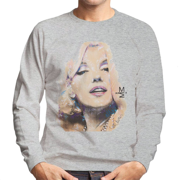 Sidney Maurer Original Portrait Of Marilyn Monroe Mens Sweatshirt - Mens Sweatshirt
