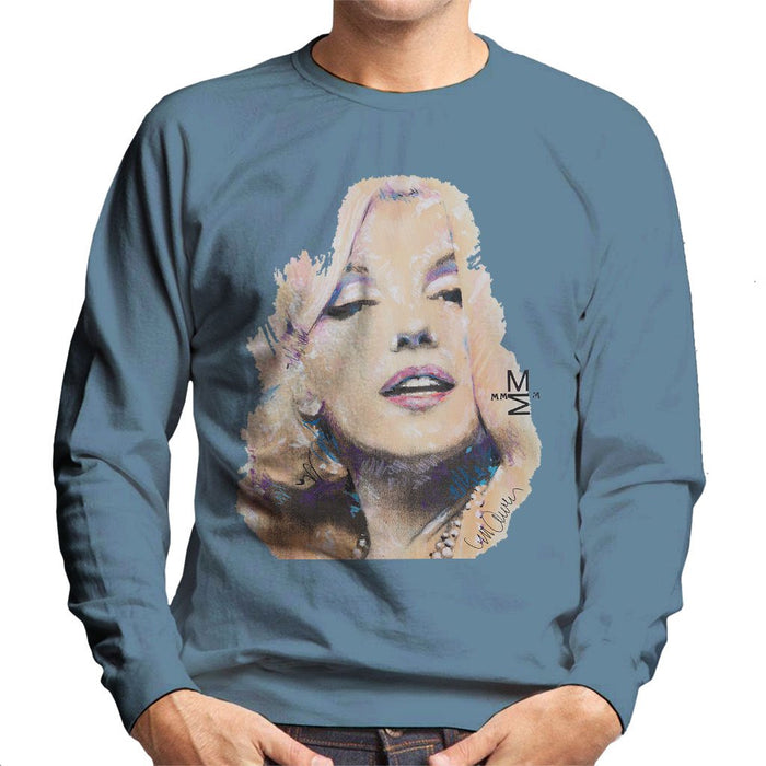 Sidney Maurer Original Portrait Of Marilyn Monroe Mens Sweatshirt - Mens Sweatshirt
