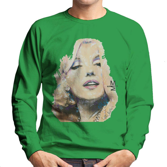 Sidney Maurer Original Portrait Of Marilyn Monroe Mens Sweatshirt - Mens Sweatshirt