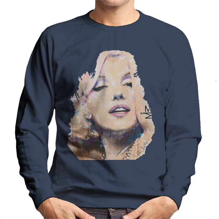 Sidney Maurer Original Portrait Of Marilyn Monroe Mens Sweatshirt - Mens Sweatshirt