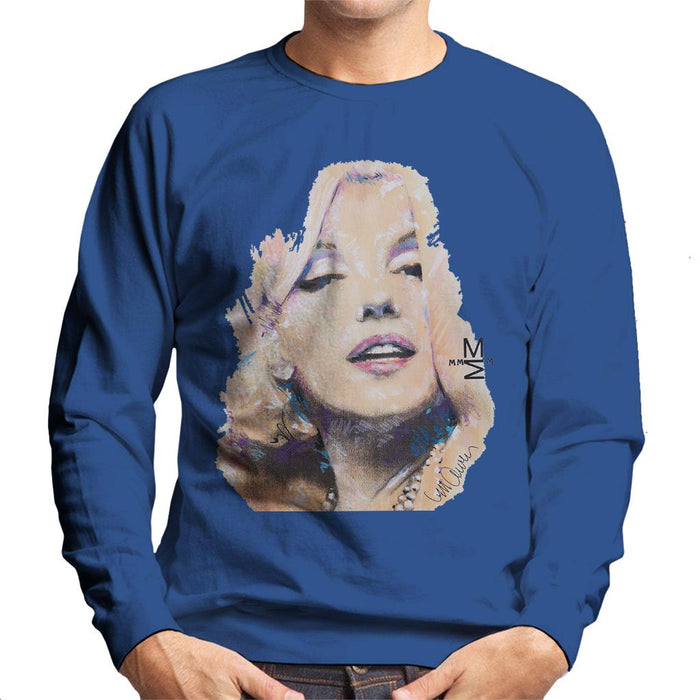 Sidney Maurer Original Portrait Of Marilyn Monroe Mens Sweatshirt - Mens Sweatshirt