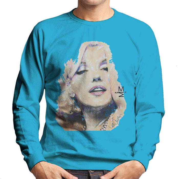 Sidney Maurer Original Portrait Of Marilyn Monroe Mens Sweatshirt - Mens Sweatshirt